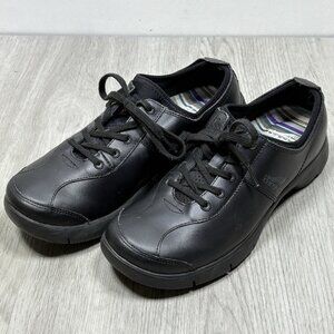 Dansko Women’s Size 39 Elise Leather Oxfords Shoes Resistant Black